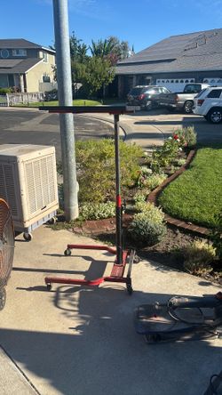 Snap on adjustable table