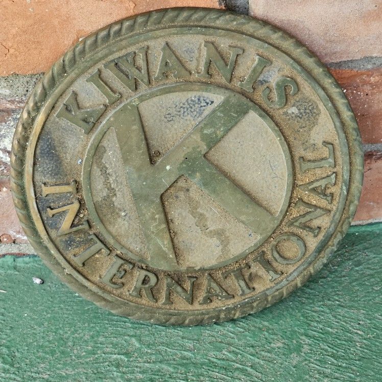 Brass Advertising Sign