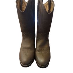 Kids Durango Western Cowboy Boots-Size 13