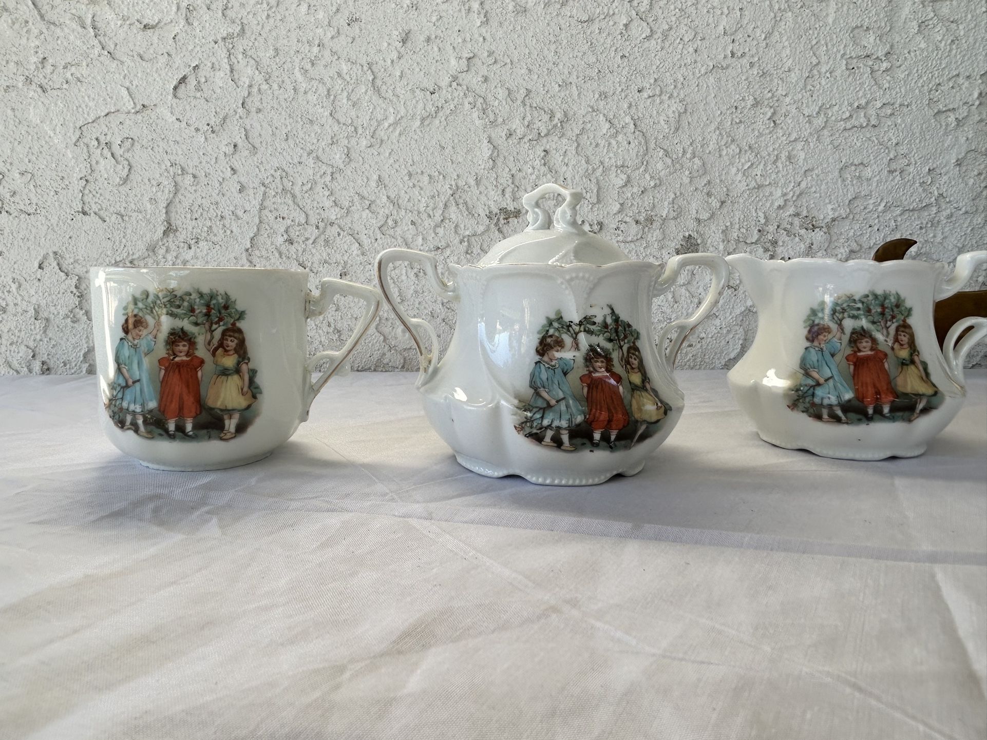 Vintage Doll Tea Set