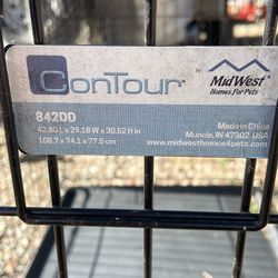 Contour collapsible pet crate