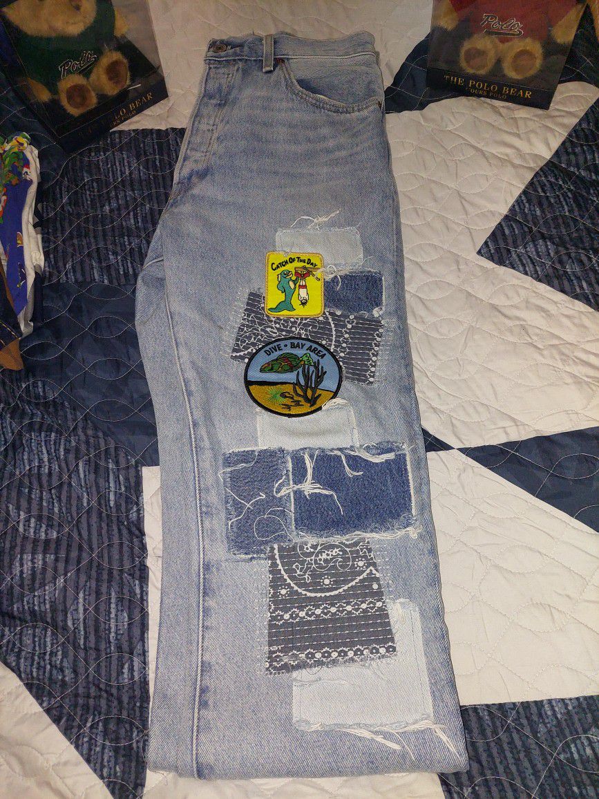 Levi's Jeans Patchwork