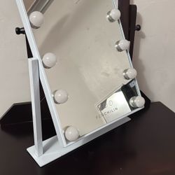 White Vanity Mirror