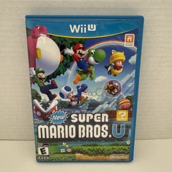 New Super Mario Bros. U (Nintendo Wii U, 2012) Complete w/ Manual