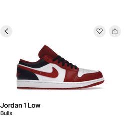 Jordan 1 Low Bulls (9.5)