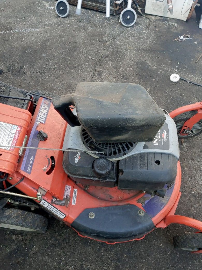 Aaron's Self-propelled Lawn Mower With Bag
