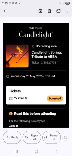 Concert Tickets