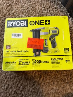 Ryobi 18V ONE+ 18GA Brad Nailer