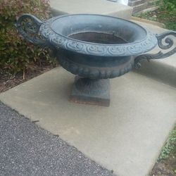 Cast Iron Flower Pot