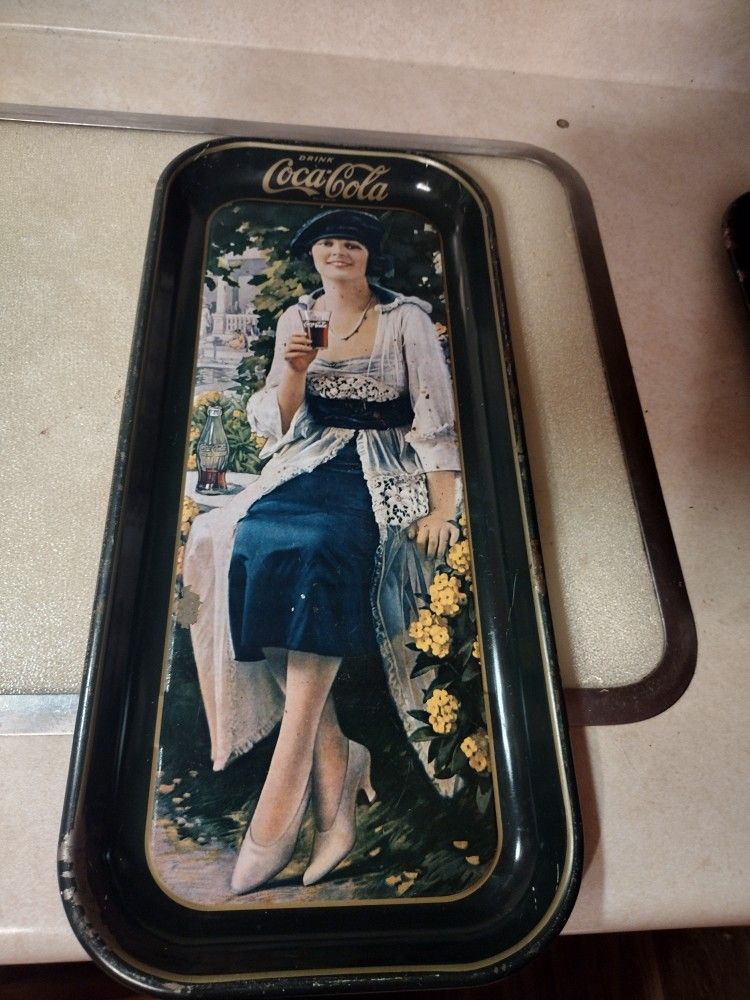 3 Coke Trays 70s