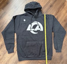 LA Rams #9 Matt Stafford Pullover Hoodie Medium