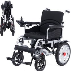Electric Wheelchairs for Adults,Electric Wheelchair Lightweight Foldable,2x250W Motor Power Wheelchairs,All Terrain Motorized Wheelchair for Seniors,1
