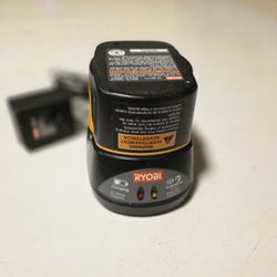 Ryobi 12.0V battery and charger $15 obo