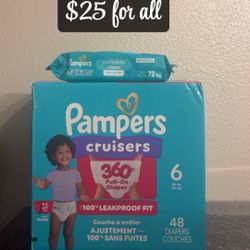 Pampers Cruisers Size 6 Bundle 