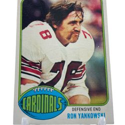 1976 Topps Football Ron Yankowski