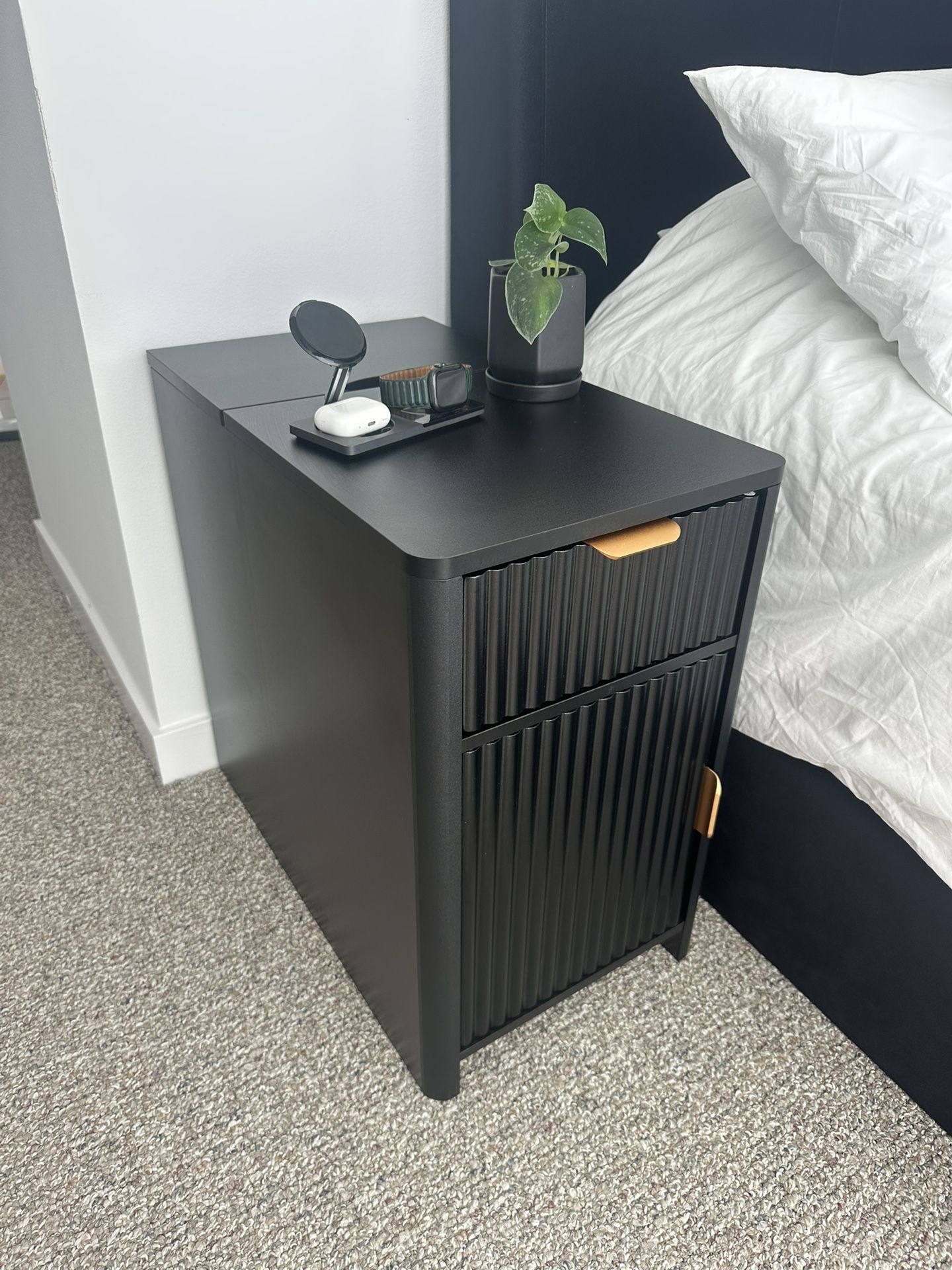 NEW Set of 2 Narrow Nightstands