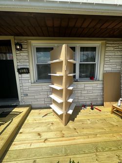 Treat display shelf