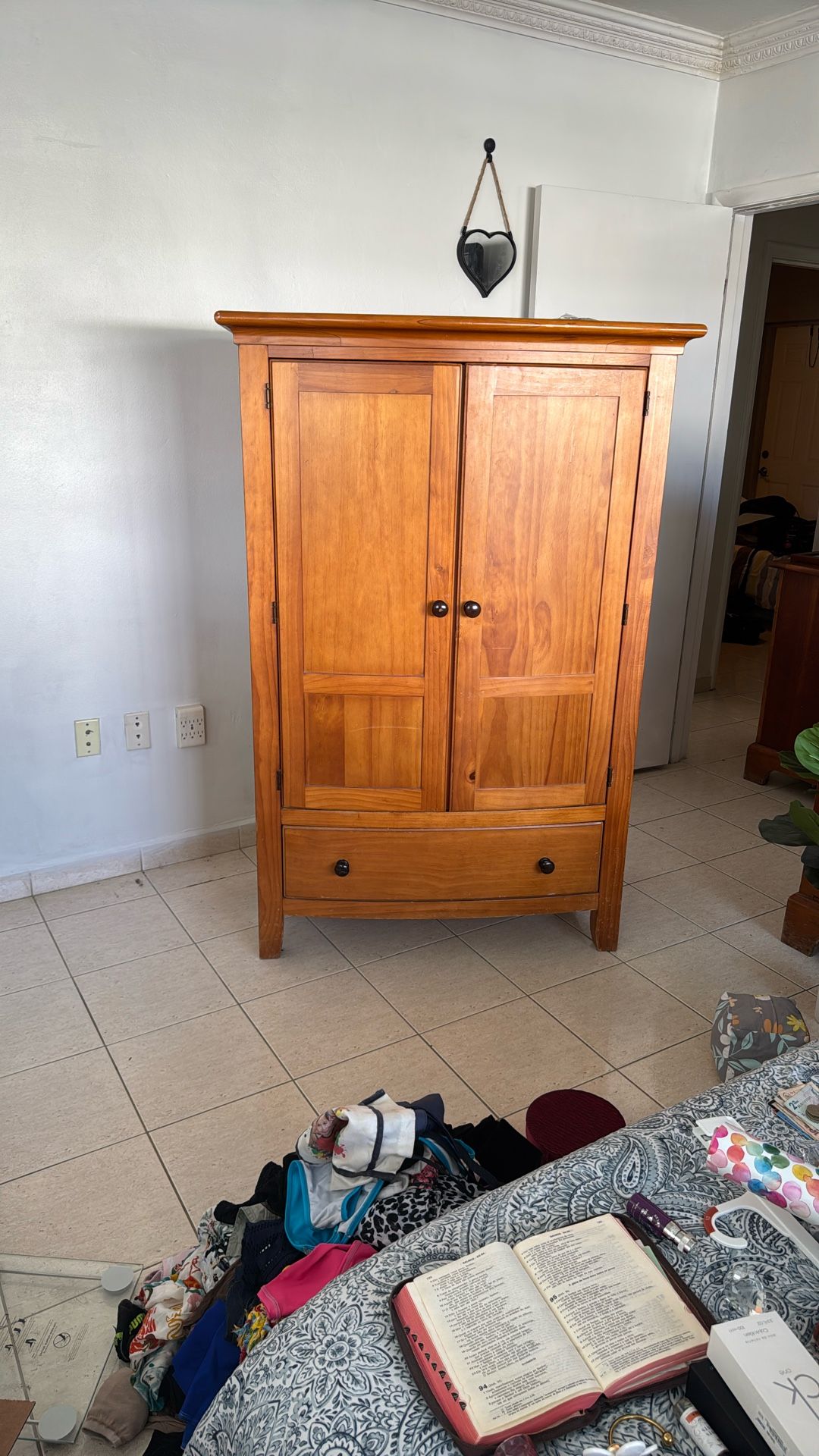 Solid Wood Armoire