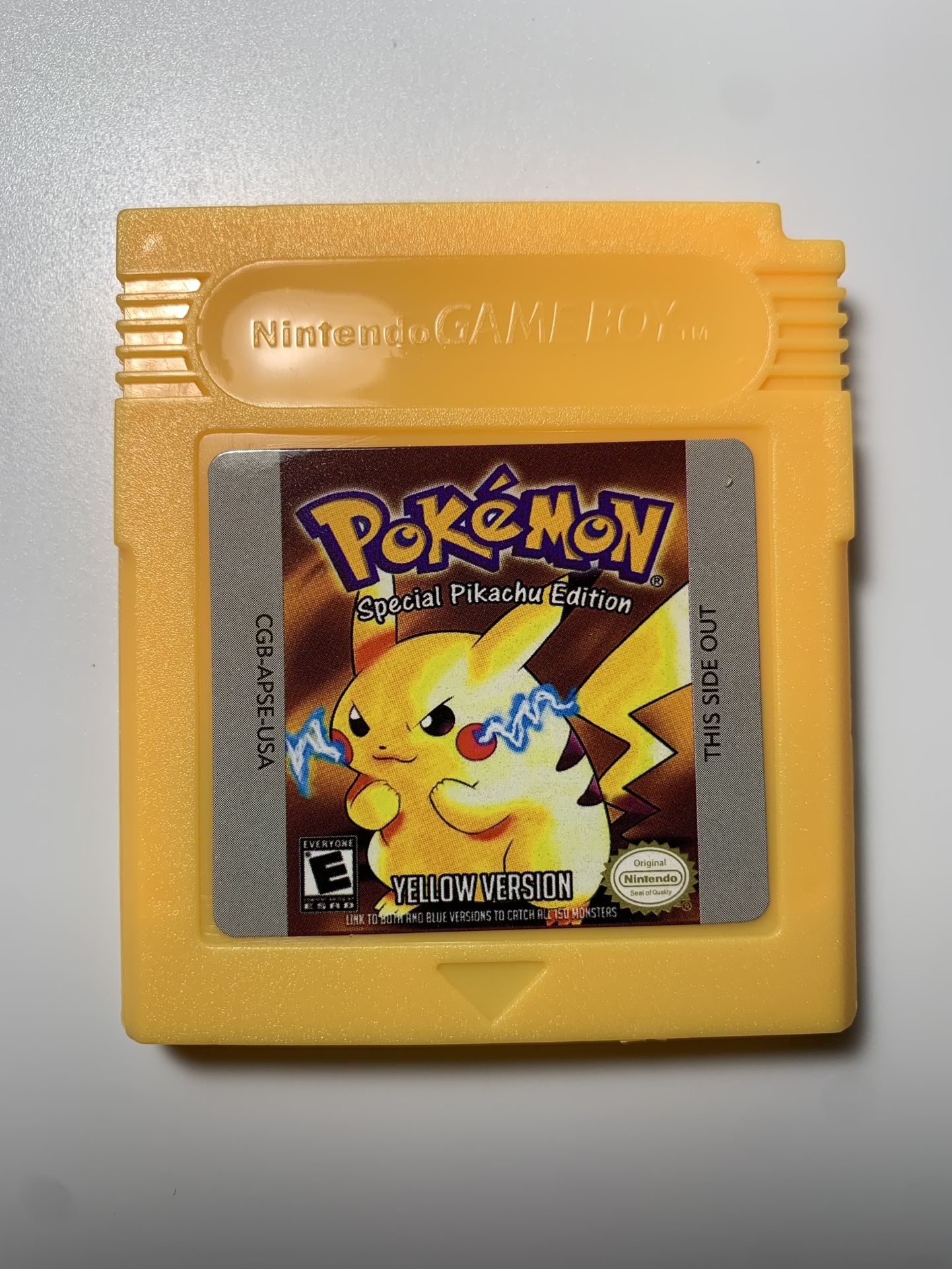 Pokemon Gameboy Game Yellow Version