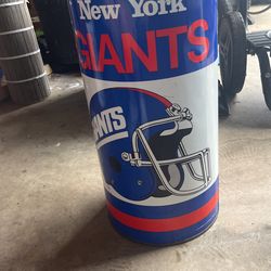Vintage New York Giants Trash Can 1990