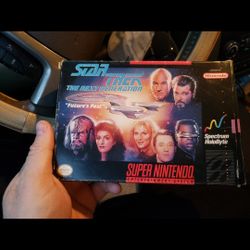 Super Nintendo Star Trek The Next Generation Mint In Box