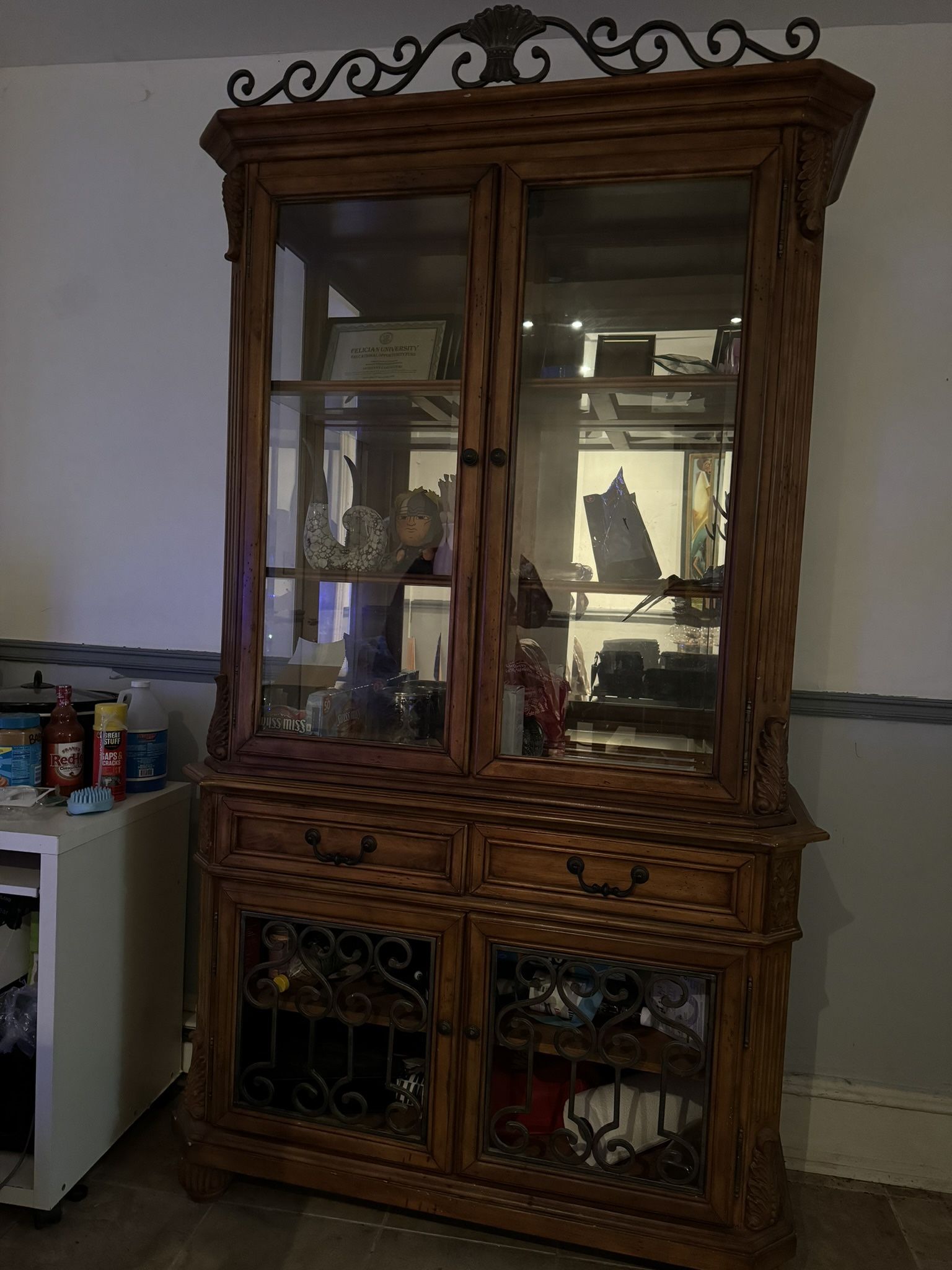 Antique china cabinet