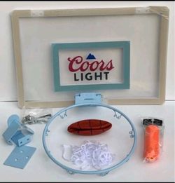 Coors Light Mini Basketball Hoop Set