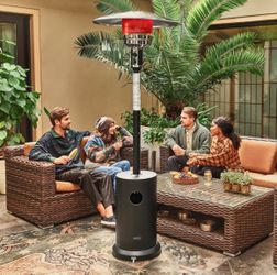 50,000 BTU Patio Heater for Outdoor Use With Round Table Design