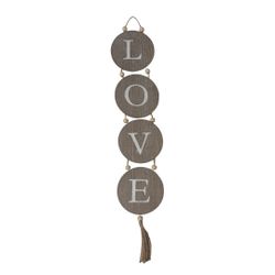 Hanging Wall Decor Greige Love