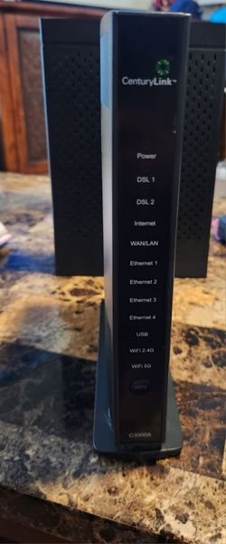 Century link modems & direct tv box