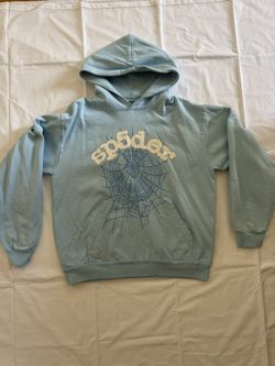 Baby Blue Sp5der Hoodie 