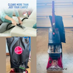 HOOVER DELUX SCRUBBER CARPET CLEANER