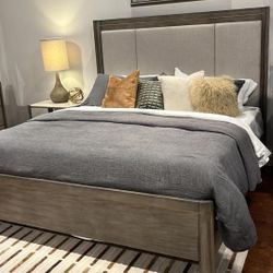 4 Pcs Bedroom Set Queen or King Beds Dressers Nightstands Mirrors Chests Options Finance and Delivery Available 