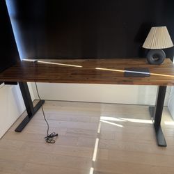 Acacia Wood Standing Desk