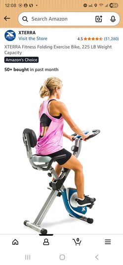 XTERRA Fitness Folding Exercise Bik