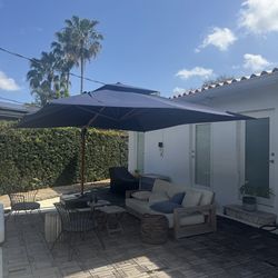 Sombrilla de lujo PURPLE LEAF – Extra grande