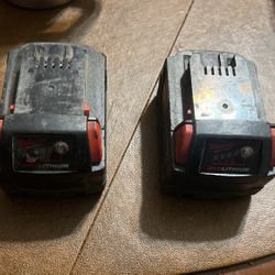 Milwaukee Batteries 5.0  X2