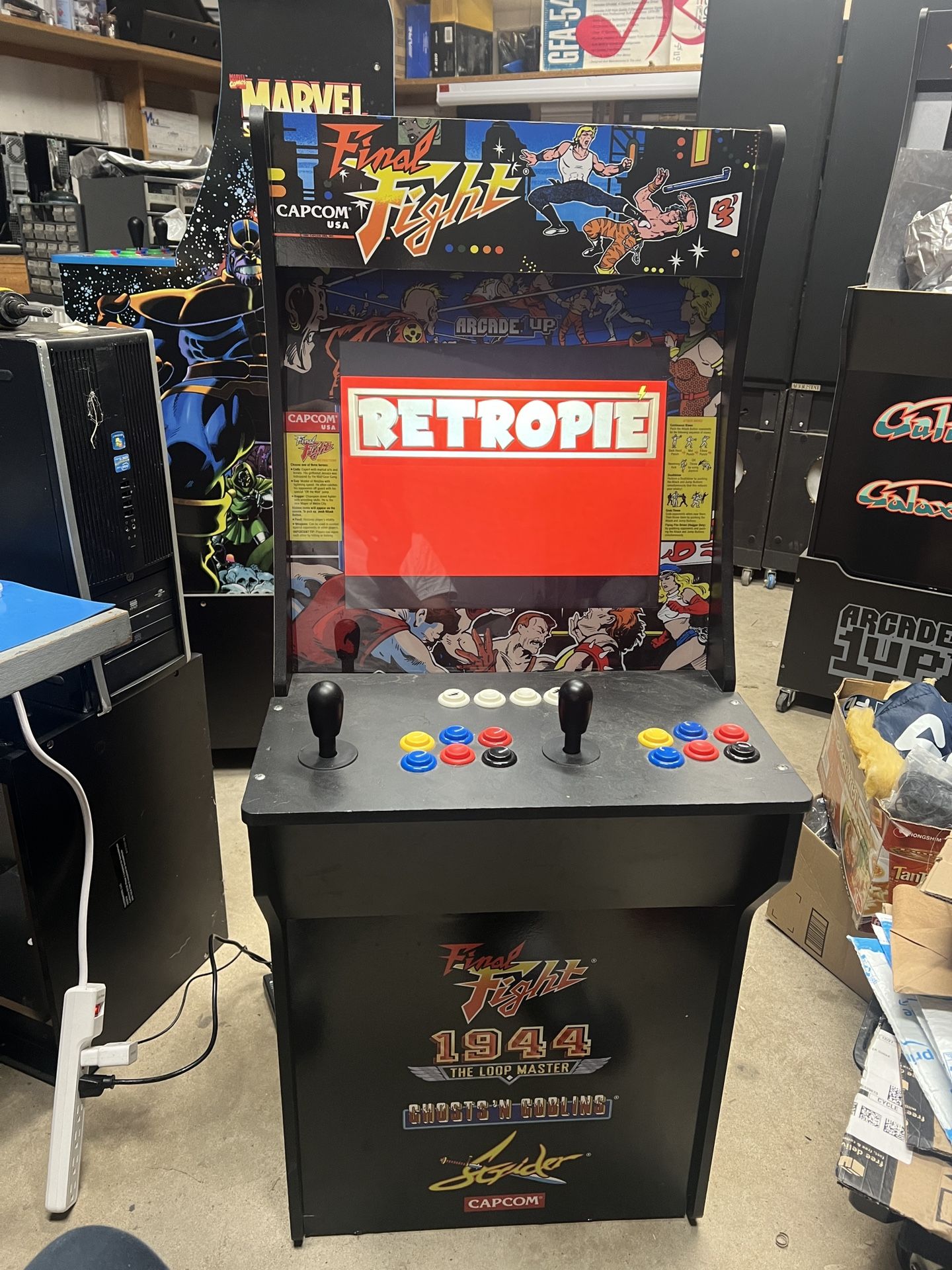 Arcade 1up Final Fight Modded With Thousands Of Games 