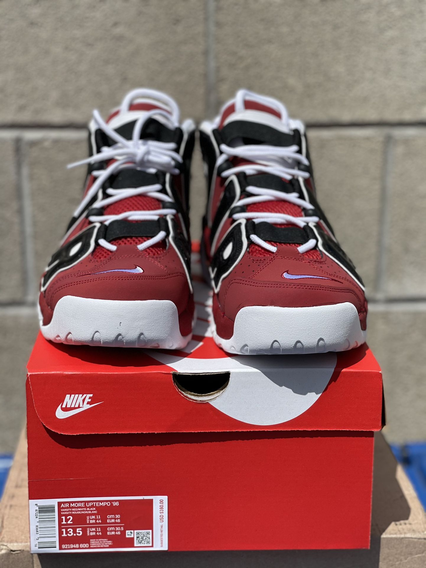 NIKE Air More Uptempo 96 varsity red 30 Nike Air more Uptempo 96