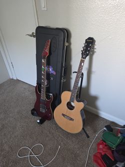 Guitars + Picks & Case