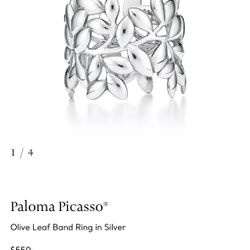 TIFFANY & CO. Ring ( Paloma Picasso ) Size 6