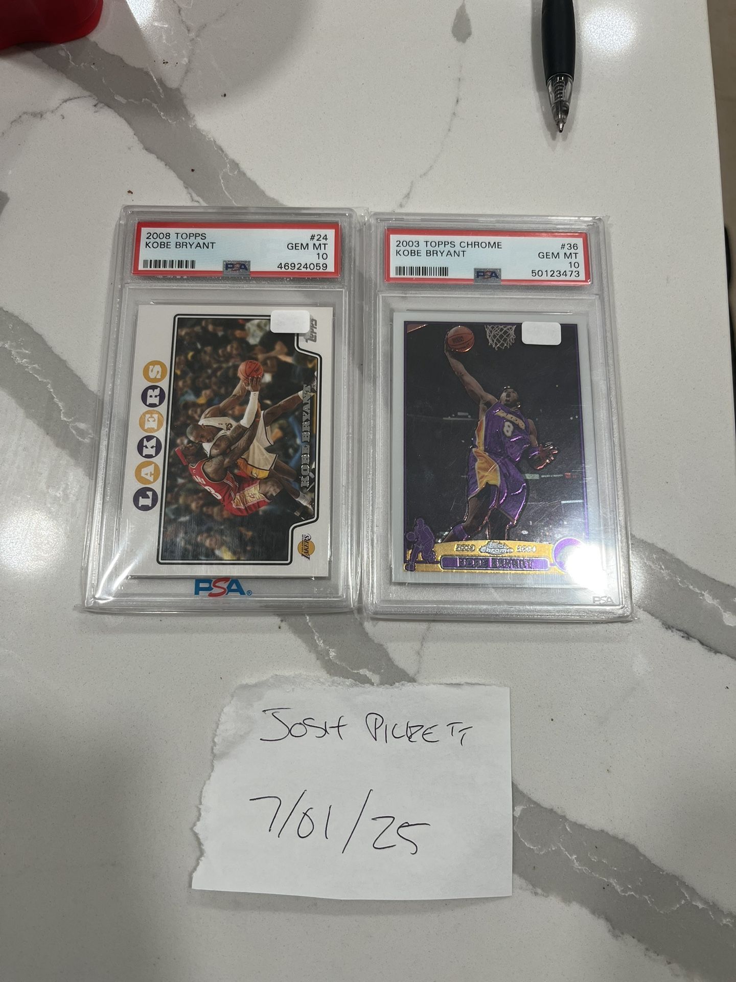 Kobe Card Lot