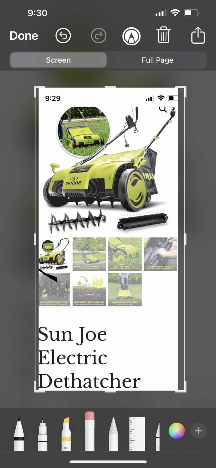 Sun Joe Dethater