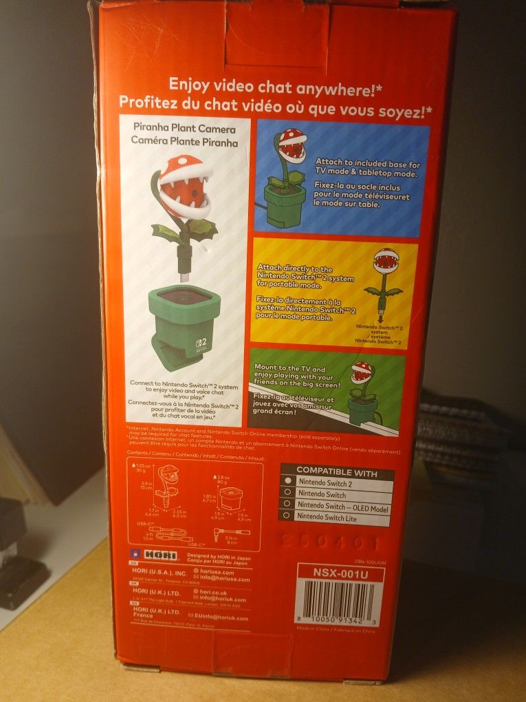 Super MARIO Piranha PLANT Camera