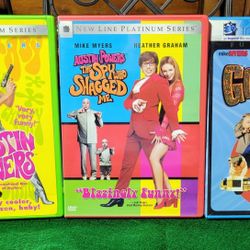 Set Of 3 AUSTIN POWERS DVD'S