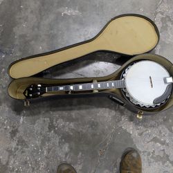 Iida Model 225 5 String Resonator Banjo 70s