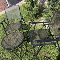 Folding Outdoor Furniture Metal 