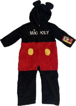Mickey Mouse One Piece Halloween Costume 2T New With Tags