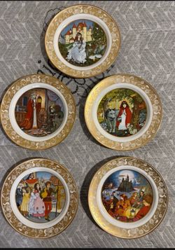 Collector Fairy tale plates $25 each