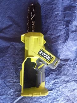 Ryobi handheld mini chainsaw 6in